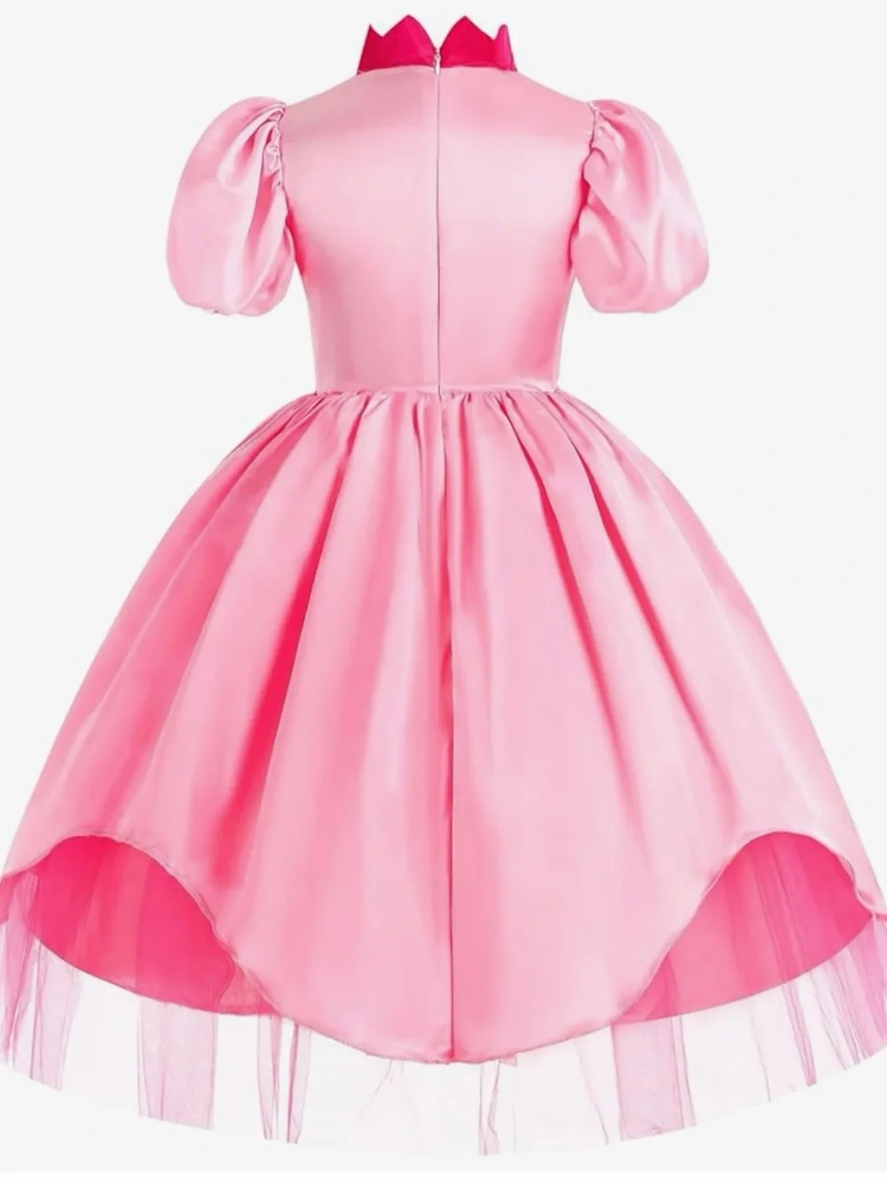 Princess peach Costume Dress with Accessories size 6-7 new
